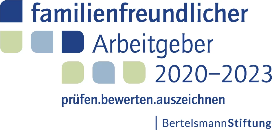 Logo familienfreundlicher Arbeitgeber 2020-2023