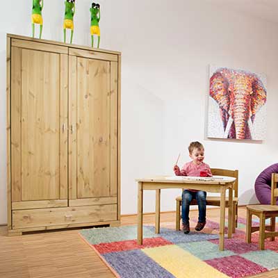 Kleiderschrank Piccolino, Sitzgruppe Peppino