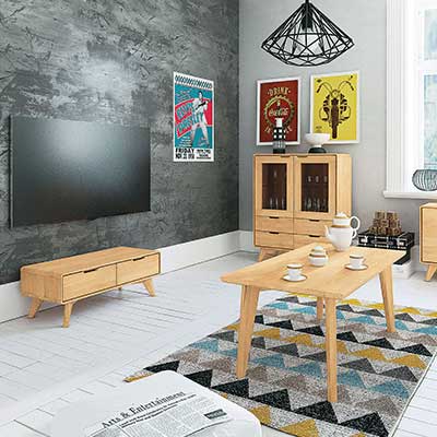 Lowboard Tario, Kommode Tario, Couchtisch Tario, Vitrine Tario