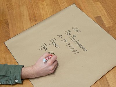 Schablone erstellen - Schritt 4