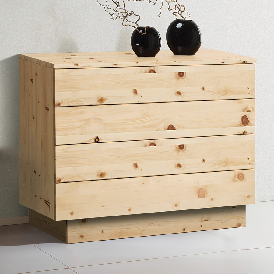 Kommode "Rivaro 01" - Zirbe - Massive Zirbe in minimalistischem Design