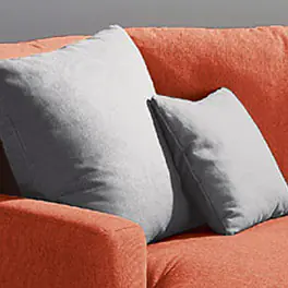 Großes Kissen (60x60 cm), kleines Kissen (40x40 cm)