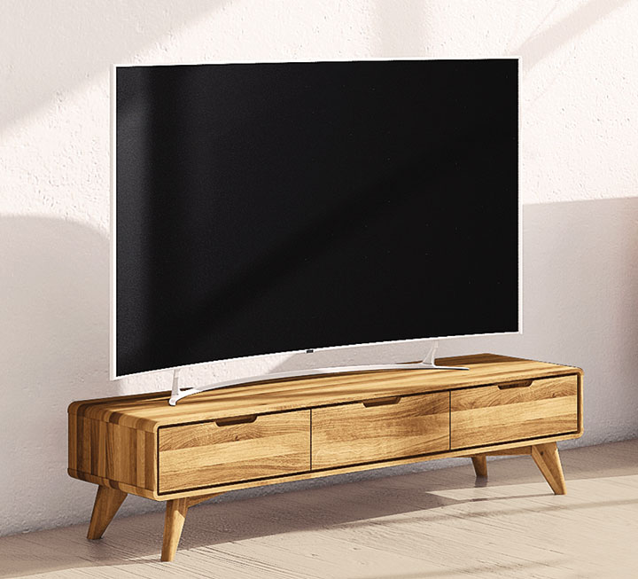 Tv Lowboards Aus Massiver Eiche Und Wildeiche