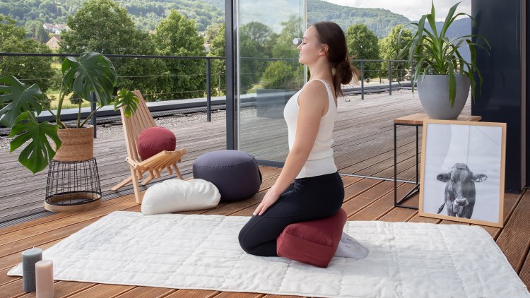 Für Ihre bequeme Sitzhaltung beim Yoga