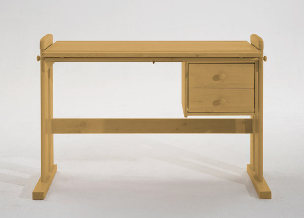 Bellabino Kinderschreibtisch Holme - Höhenverstellbar 45-63cm In Natur